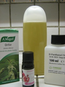 shampoing grenade soie panthenol