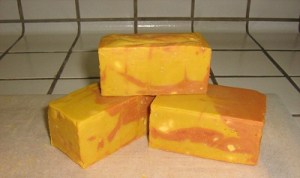 savons baume karité avec flash